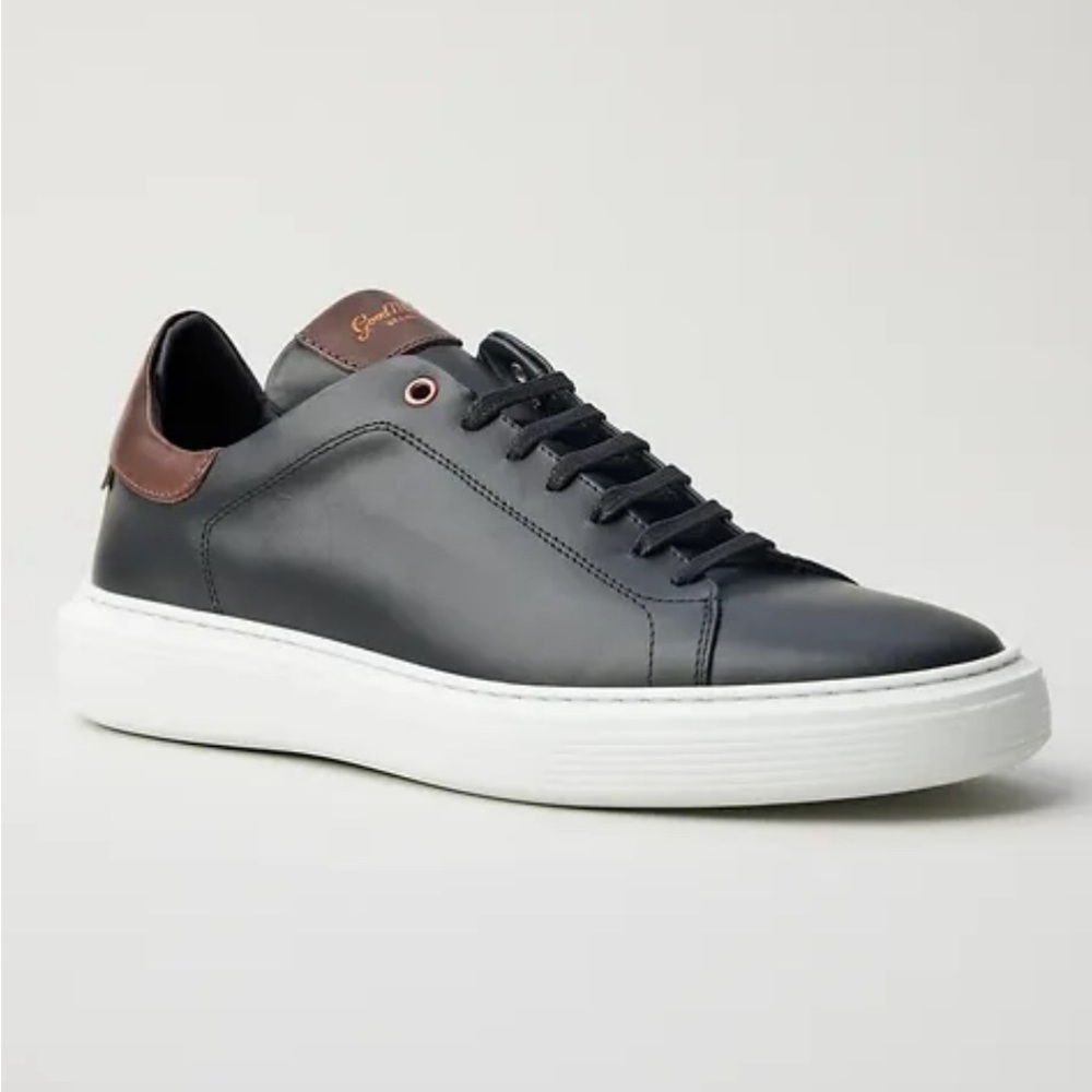 Good Man Brand Legend London Black/Dark Vachetta Nappa Leather Sneakers Italy